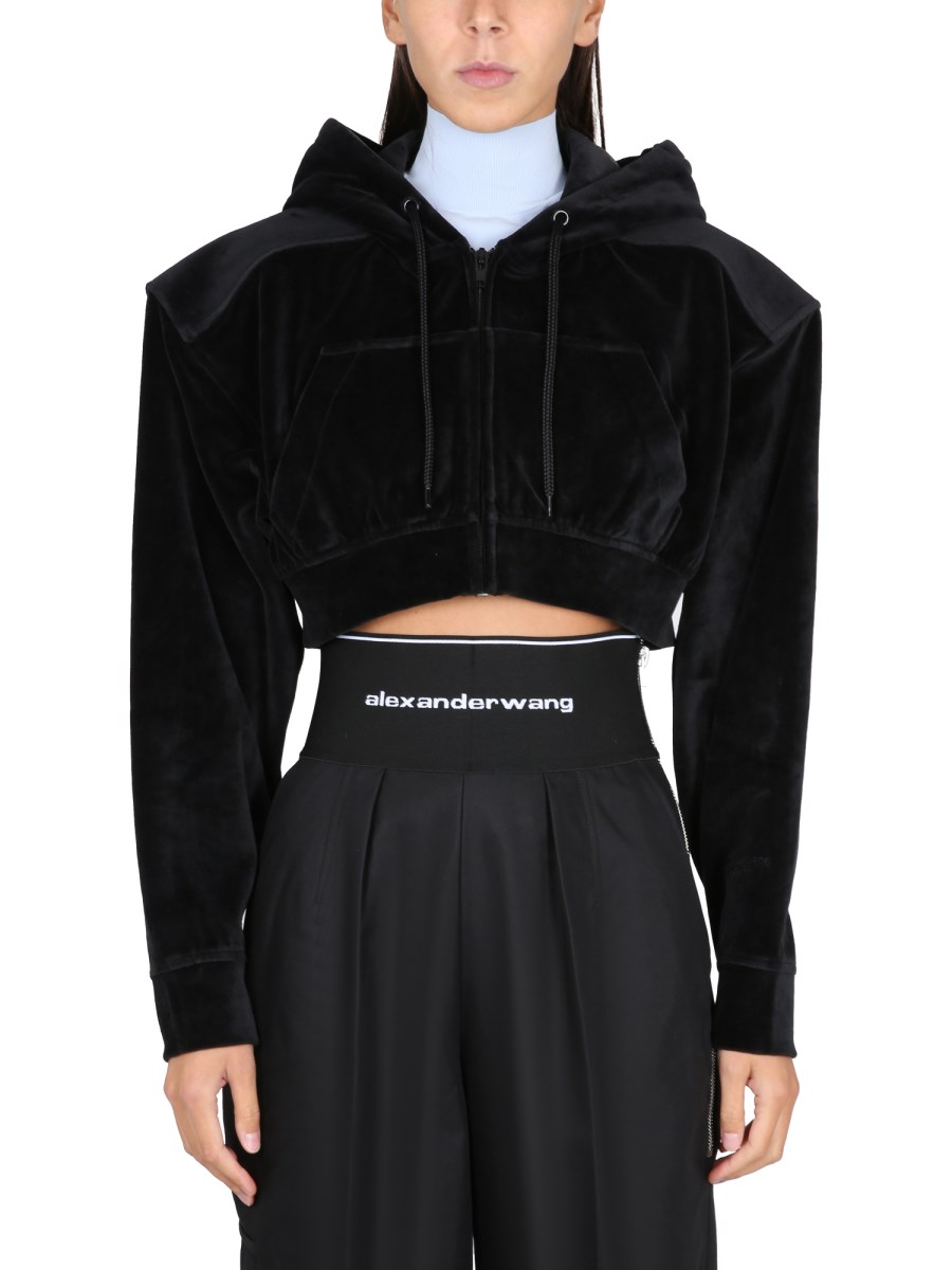 Alexander wang black sweatshirt sale