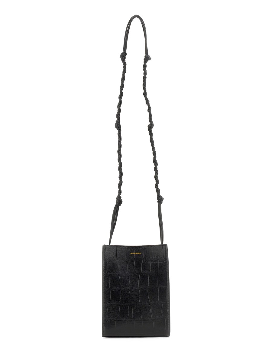 Jil sander tangle small leather shoulder bag hot sale