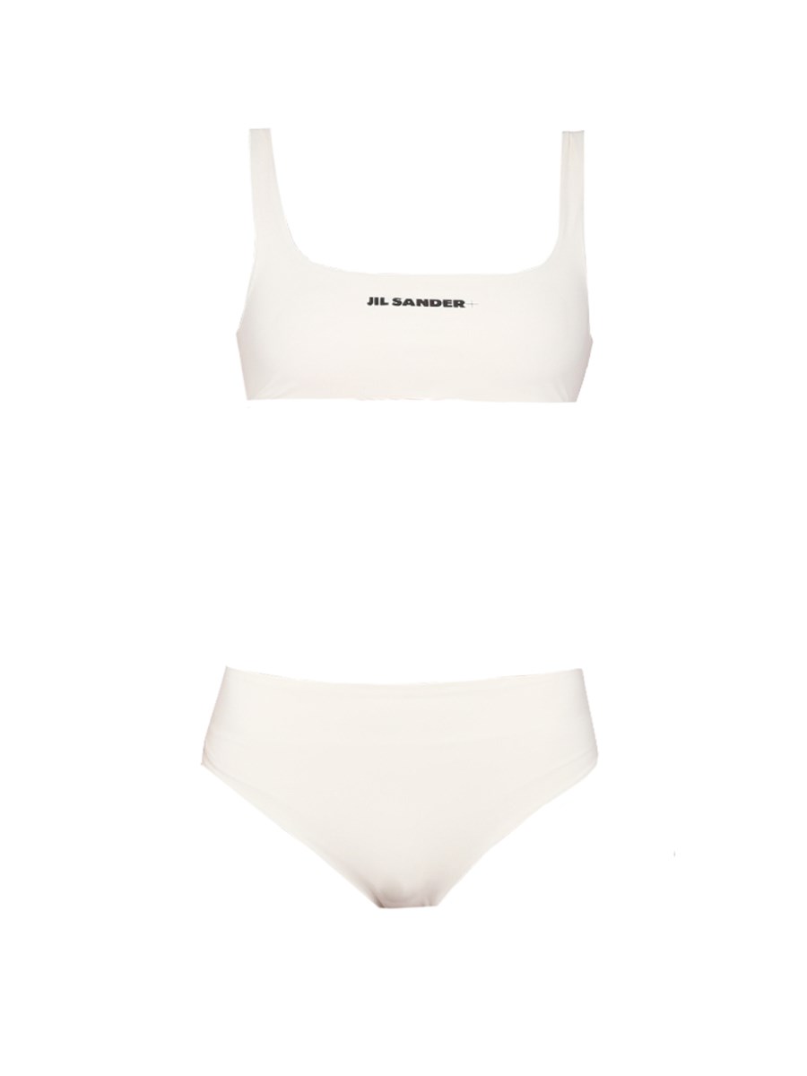 JIL SANDER TWO PIECE LOGO SWIMSUIT Eleonora Bonucci