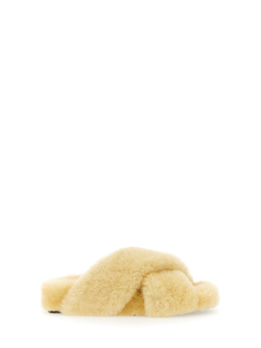SANDALO IN SHEARLING