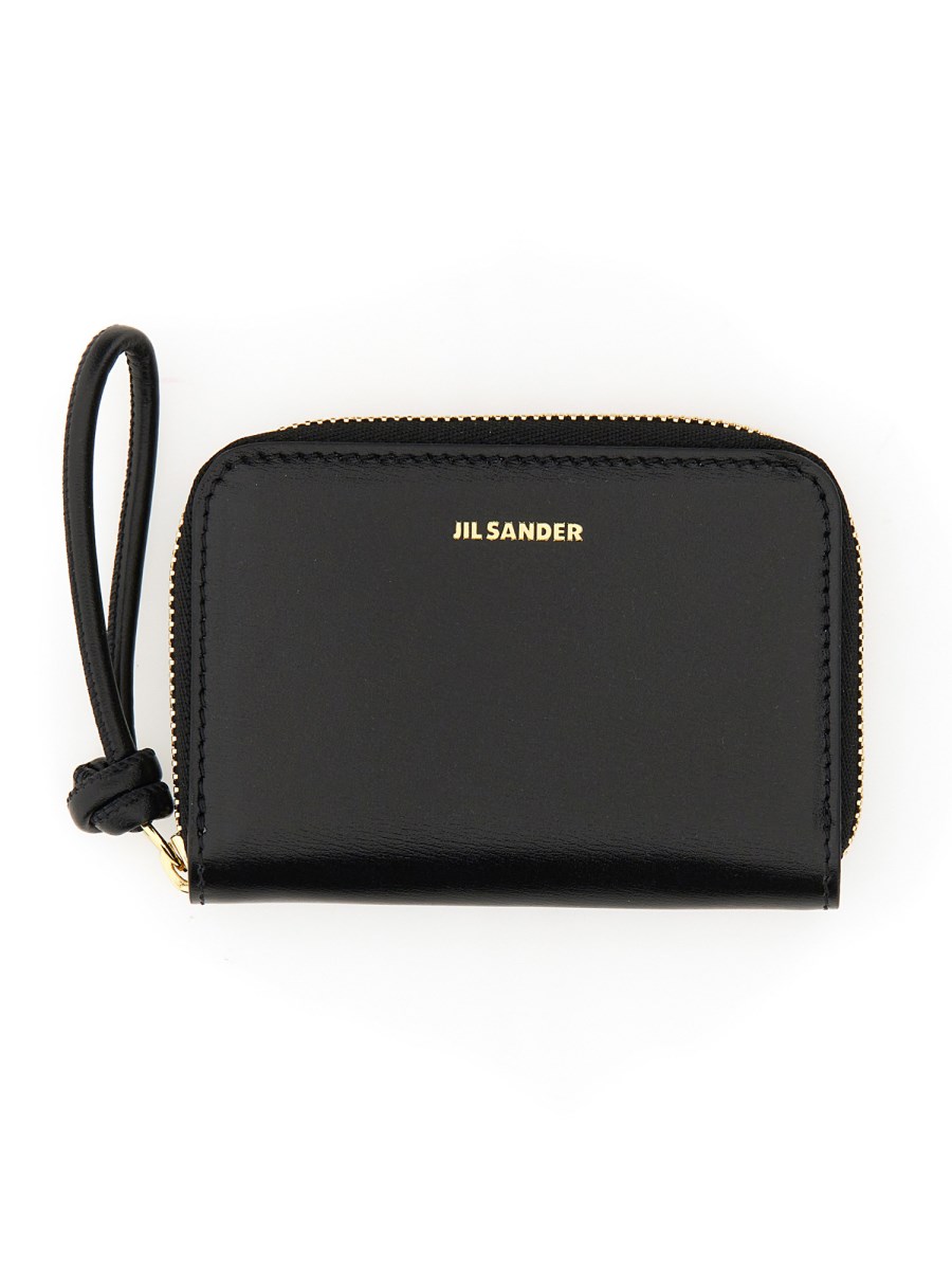 JIL SANDER - ZIP-AROUND SMALL LEATHER WALLET - Eleonora Bonucci