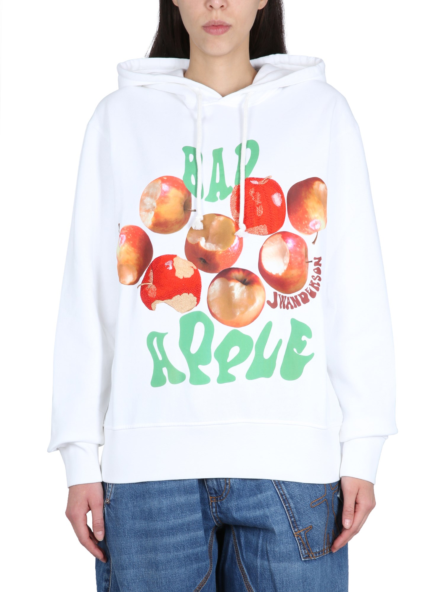 jw anderson bad apple hoodie