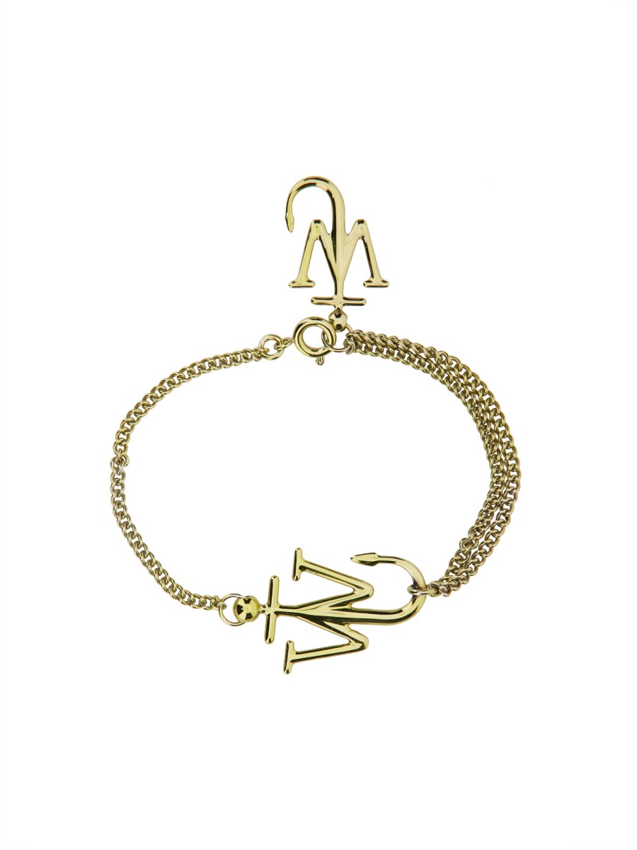 JW ANDERSON BRACCIALE ANCHOR IN OTTONE