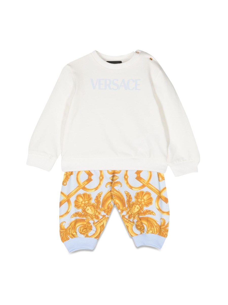 VERSACE SET FELPA GIROCOLLO E JOGGERS BAROCCO