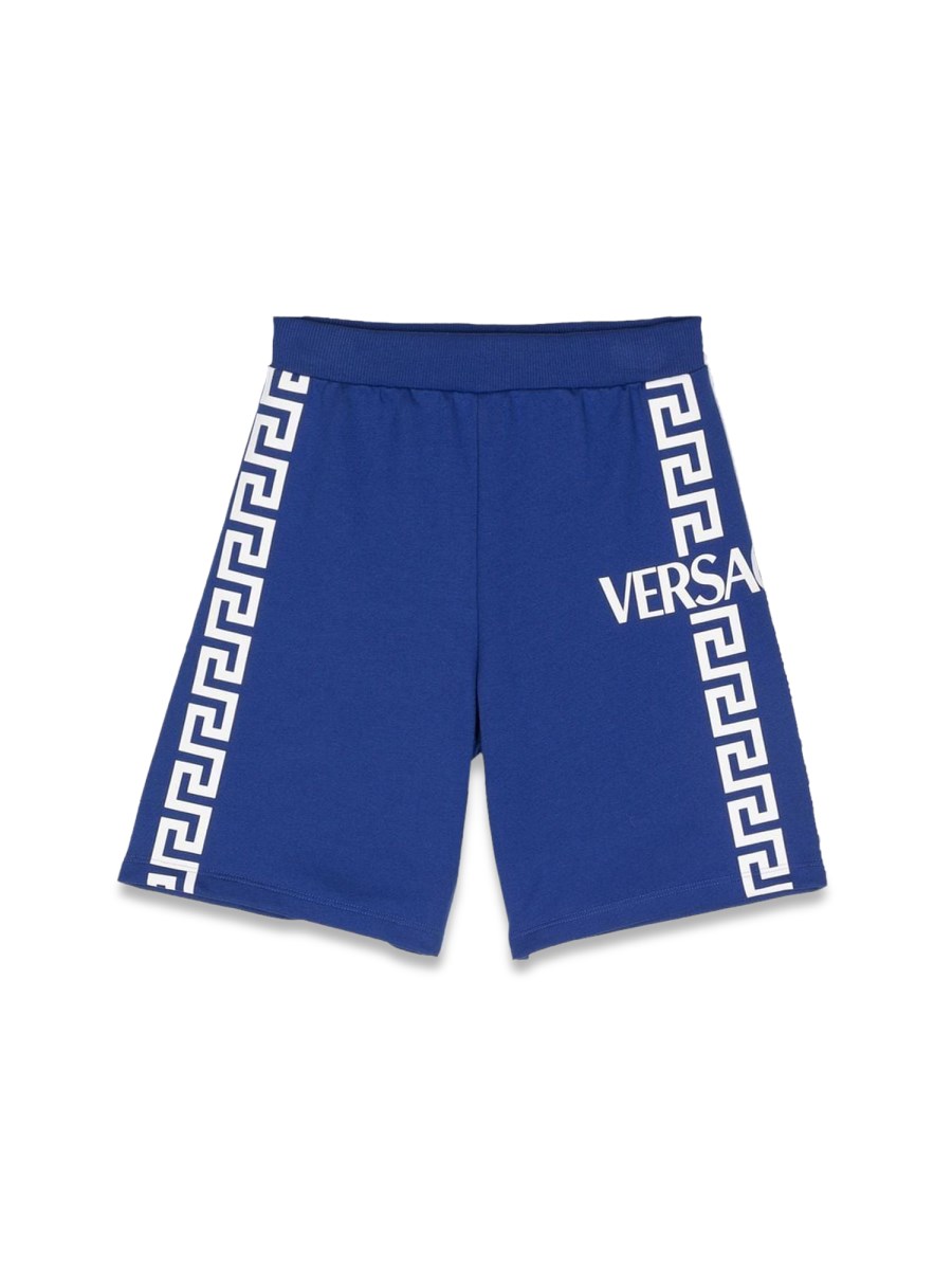 SHORT FELPA LOGO GRECA