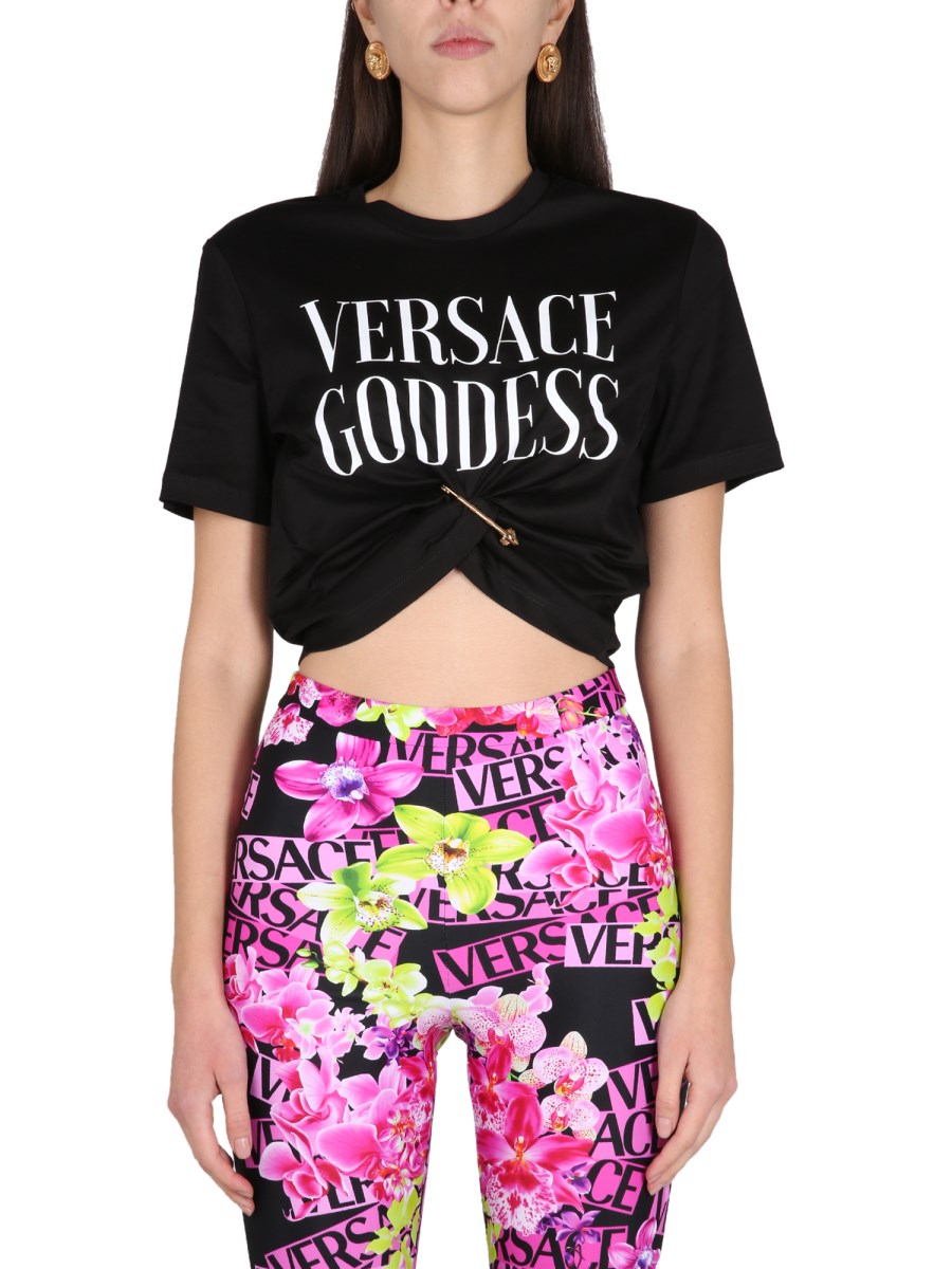 Versace safety discount pin t shirt