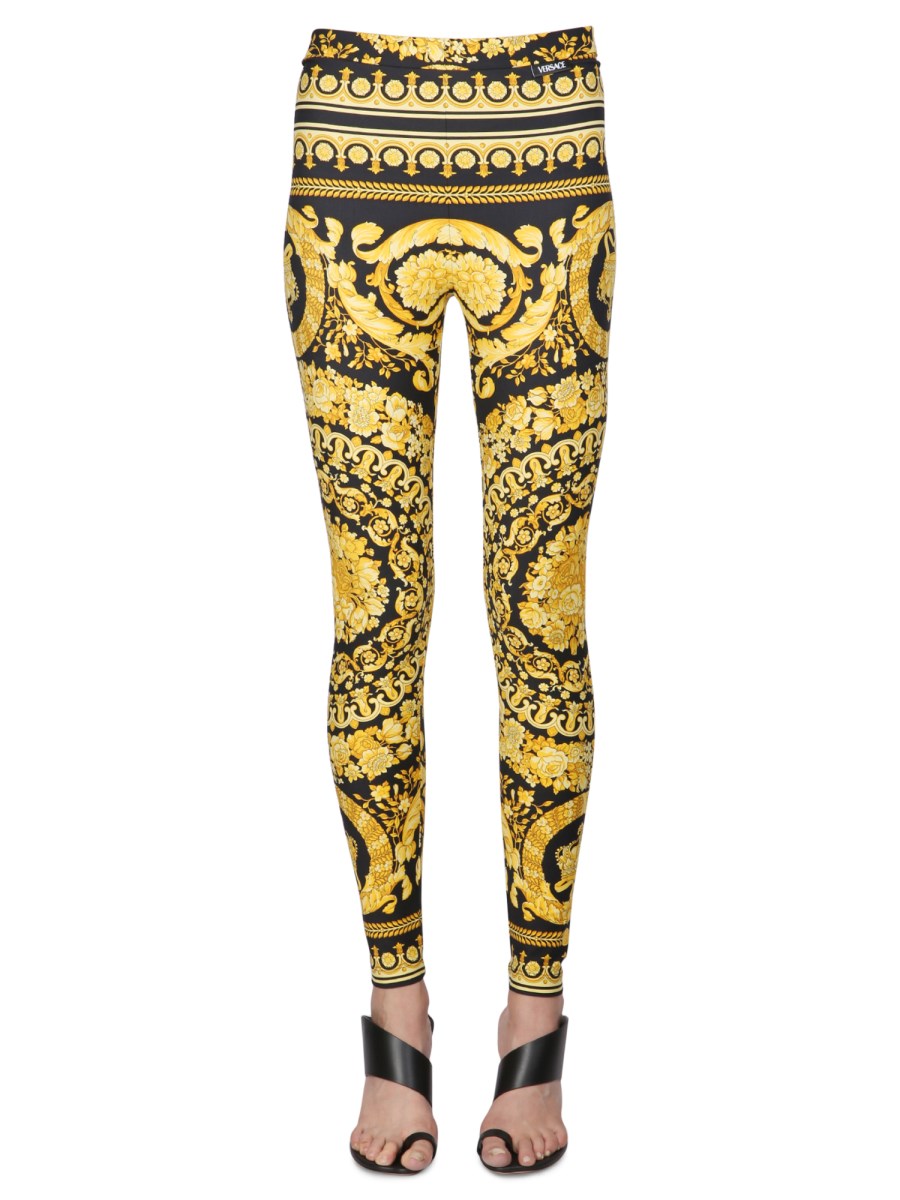 VERSACE JEANS COUTURE - REGALIA BAROQUE NYLON LEGGINGS - Eleonora Bonucci