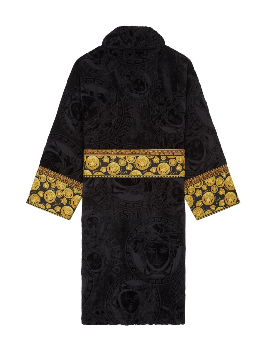 VERSACE - COTTON BATHROBE WITH PRINT I ♡ BAROQUE - Eleonora Bonucci