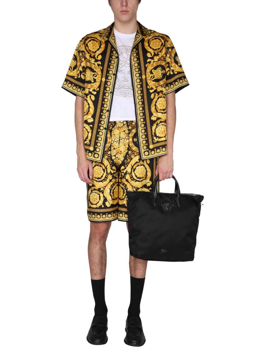 VERSACE - BAROQUE PRINT SILK SHIRT - Eleonora Bonucci