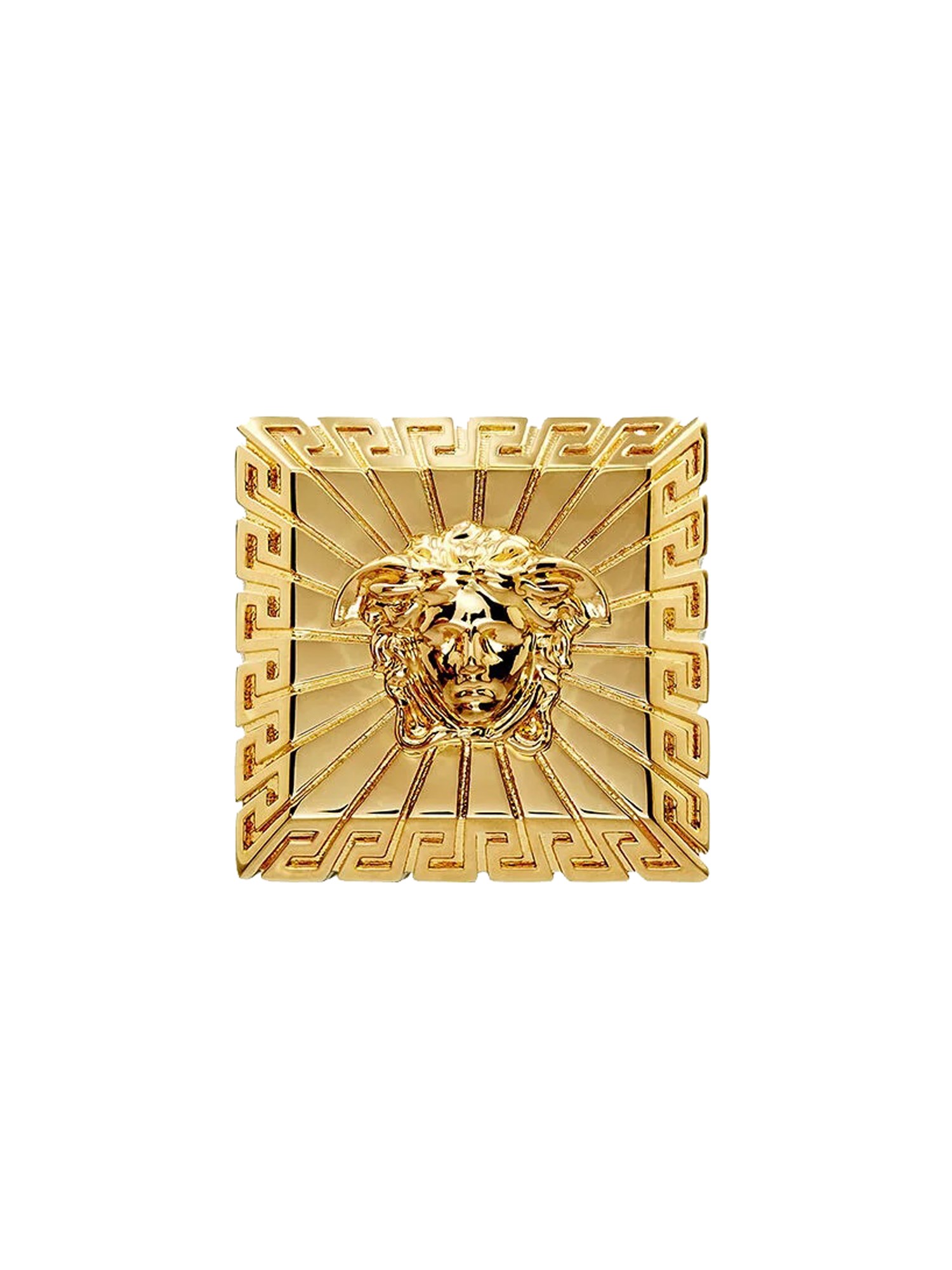 versace anello quadrato "medusa"