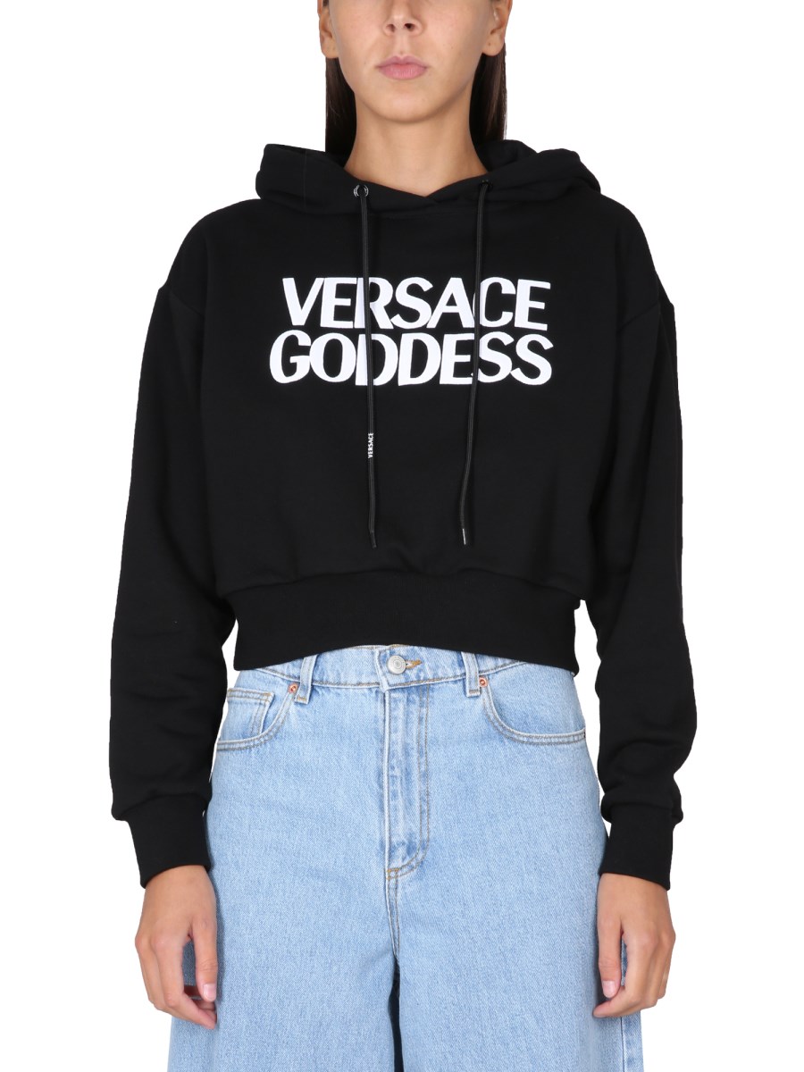 Versace hot sale felpa bianca