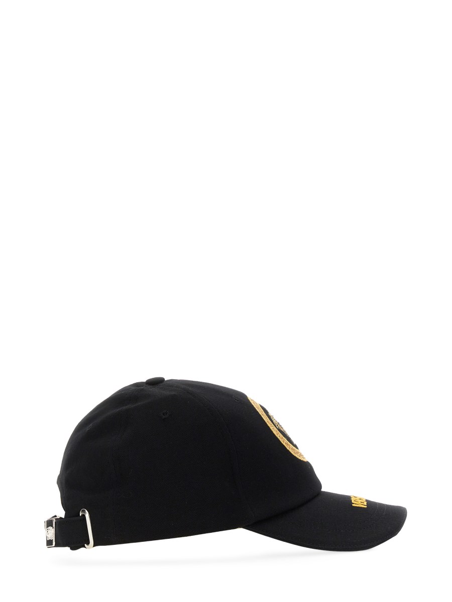 VERSACE COTTON BASEBALL CAP WITH LOGO EMBROIDERY Eleonora Bonucci