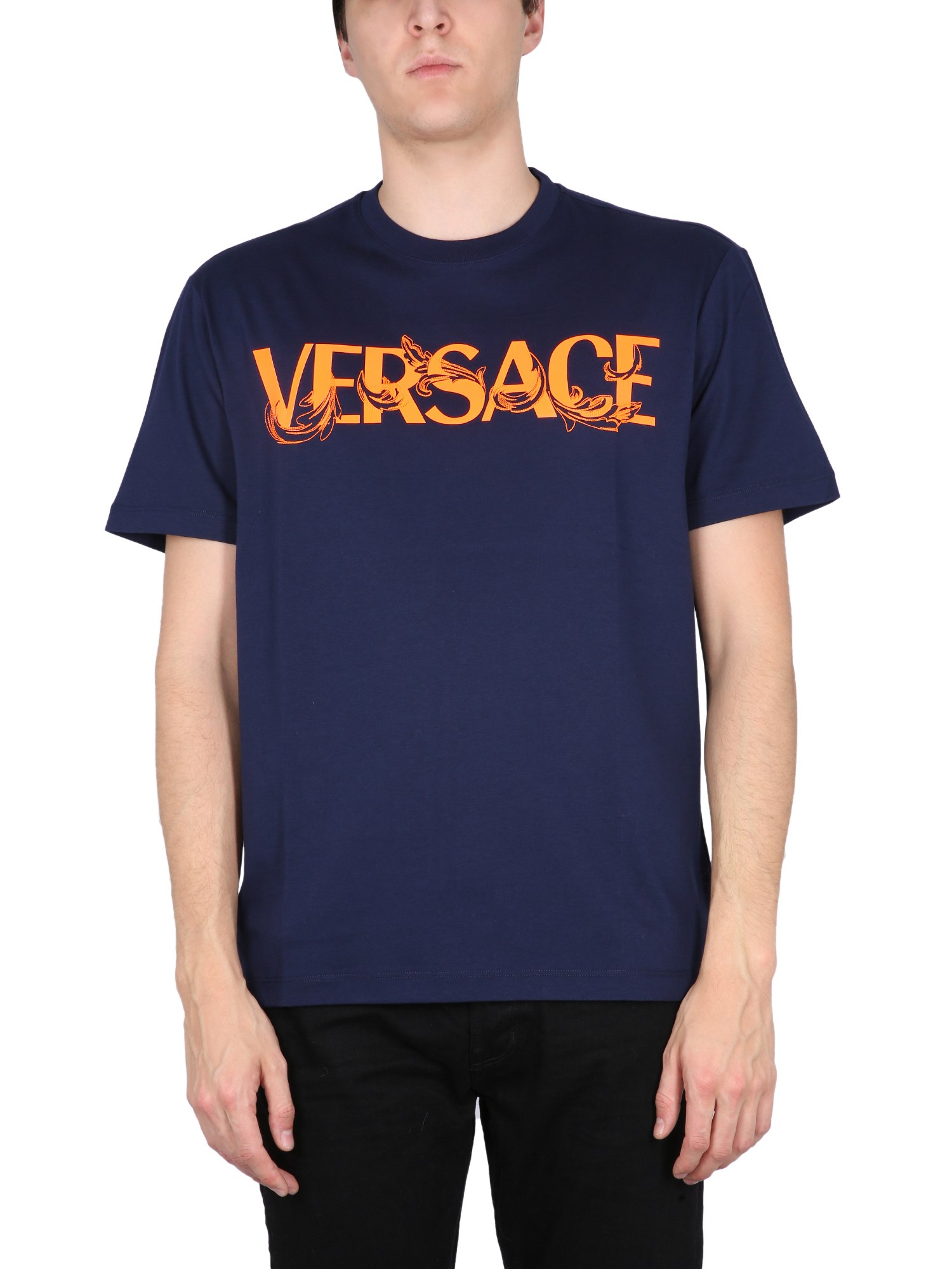 VERSACE T-SHIRT WITH LOGO