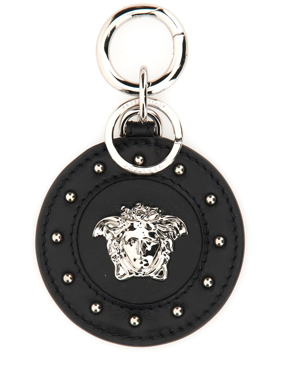 VERSACE - REPEAT LEATHER KEYCHAIN - Eleonora Bonucci
