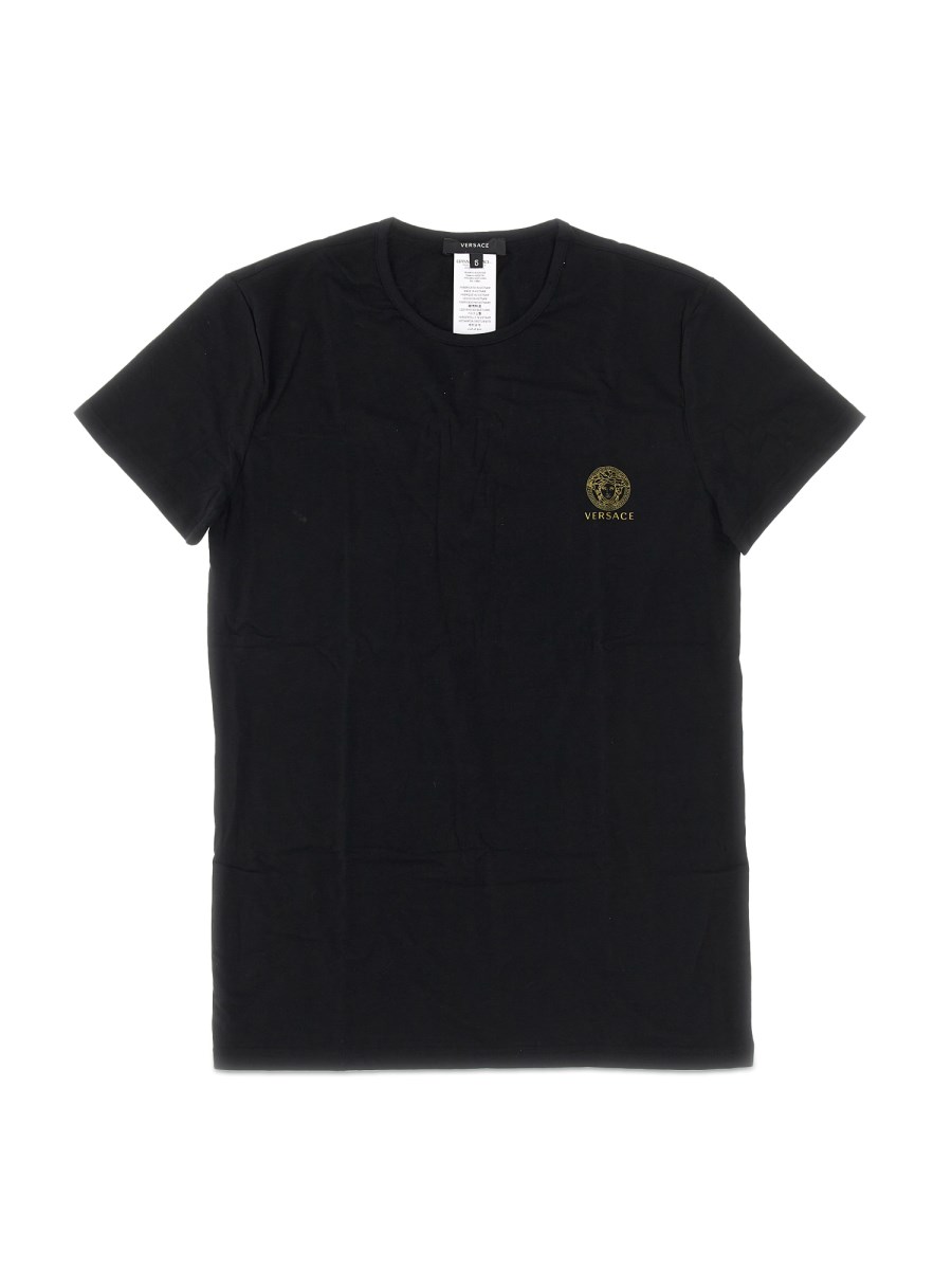 VERSACE - SET OF TWO COTTON T-SHIRTS WITH MEDUSA PRINT - Eleonora Bonucci