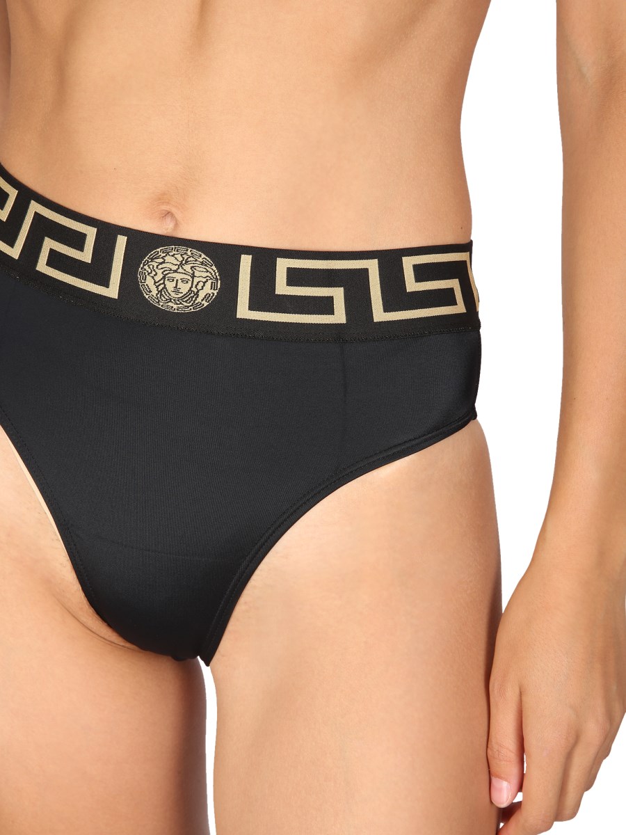 VERSACE - COTTON GREEK PATTERN BOXER SHORTS - Eleonora Bonucci