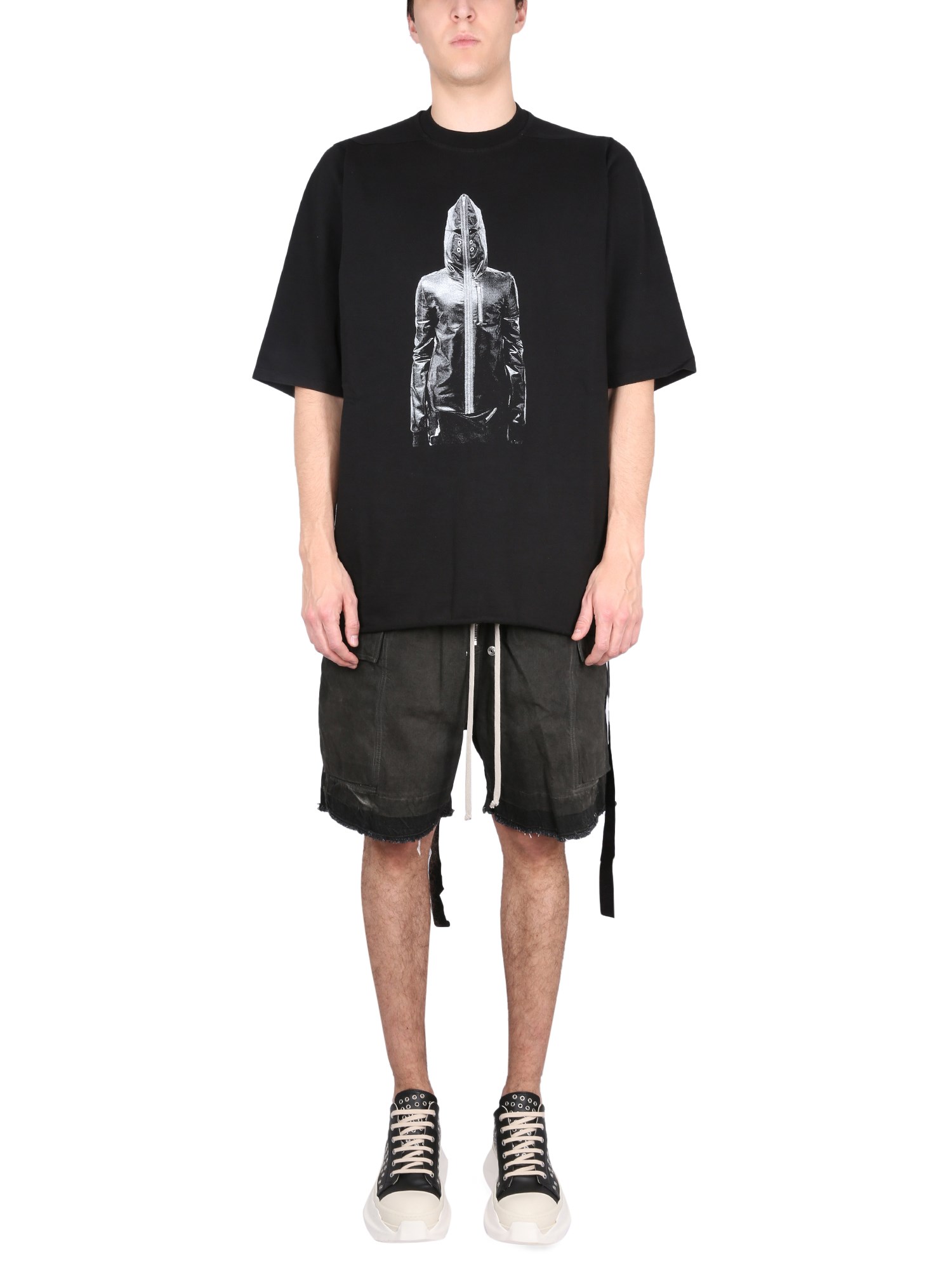 Rick Owens Drkshdw Jumbo Ss T-shirt In Black