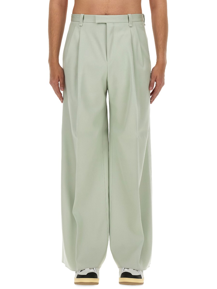 LANVIN PANTALONE WIDE LEG IN LANA