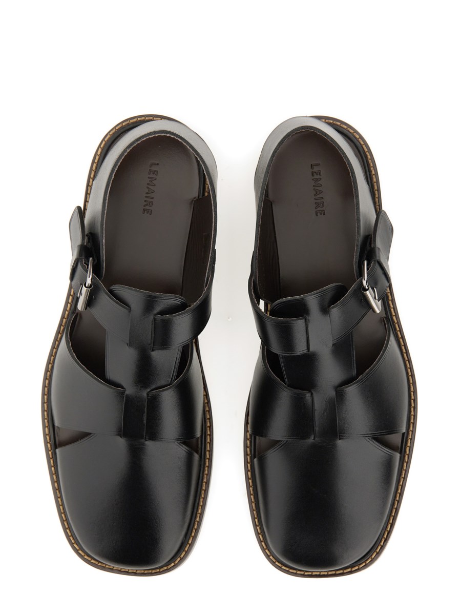 LEMAIRE LEATHER FISHERMAN SANDAL Eleonora Bonucci