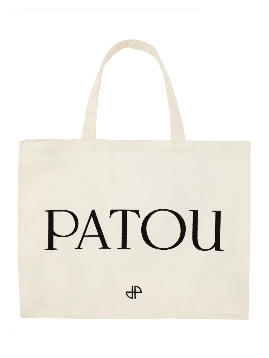 PATOU BORSA LARGE TOTE IN COTONE