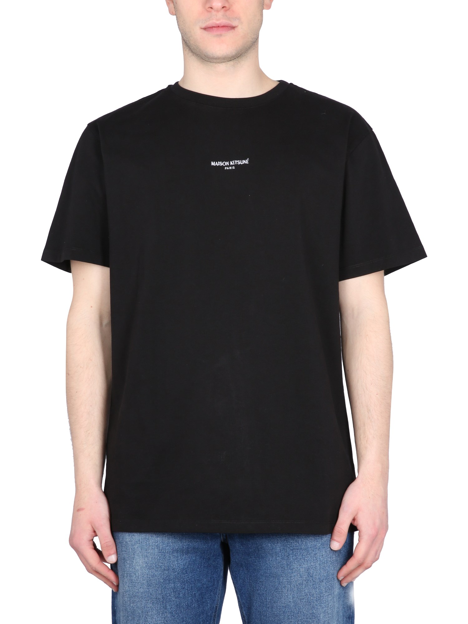 MAISON KITSUNÉ LOGO PRINT T-SHIRT