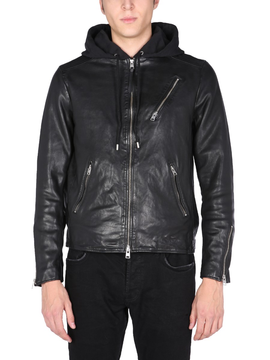 All saints outlet leather jacket best sale