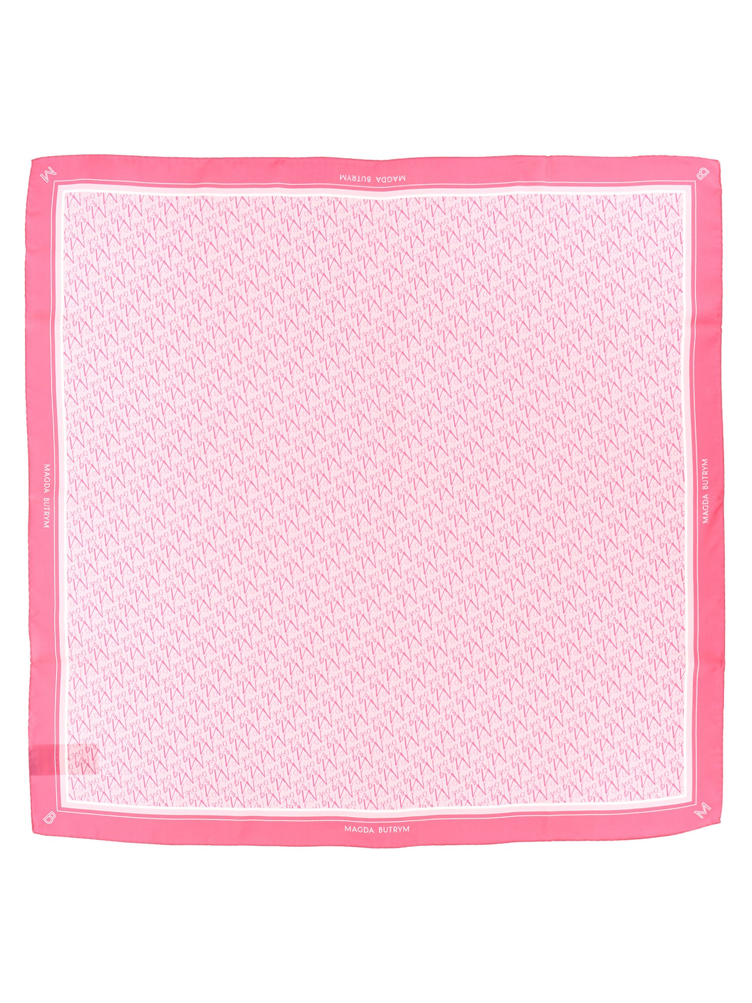 Shop Magda Butrym Silk Scarf In Pink