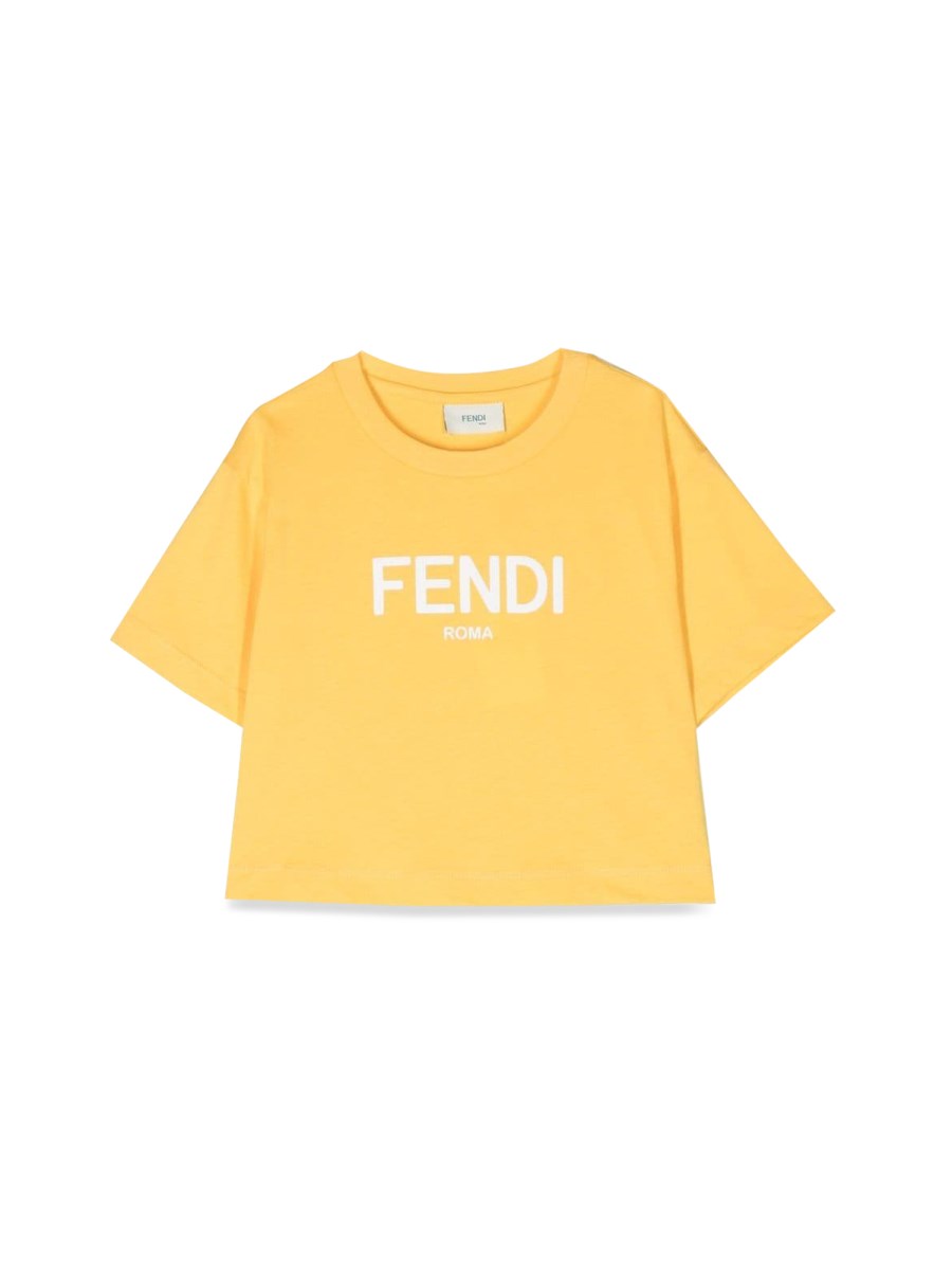 Fendi t cheap shirt yellow