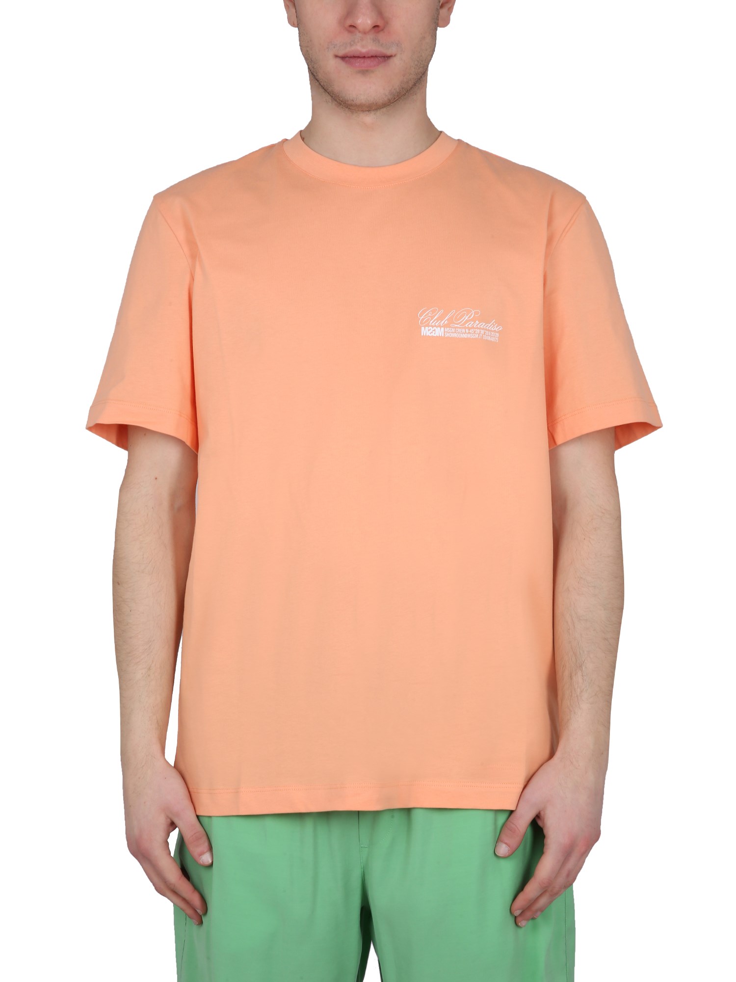 msgm t-shirt with logo