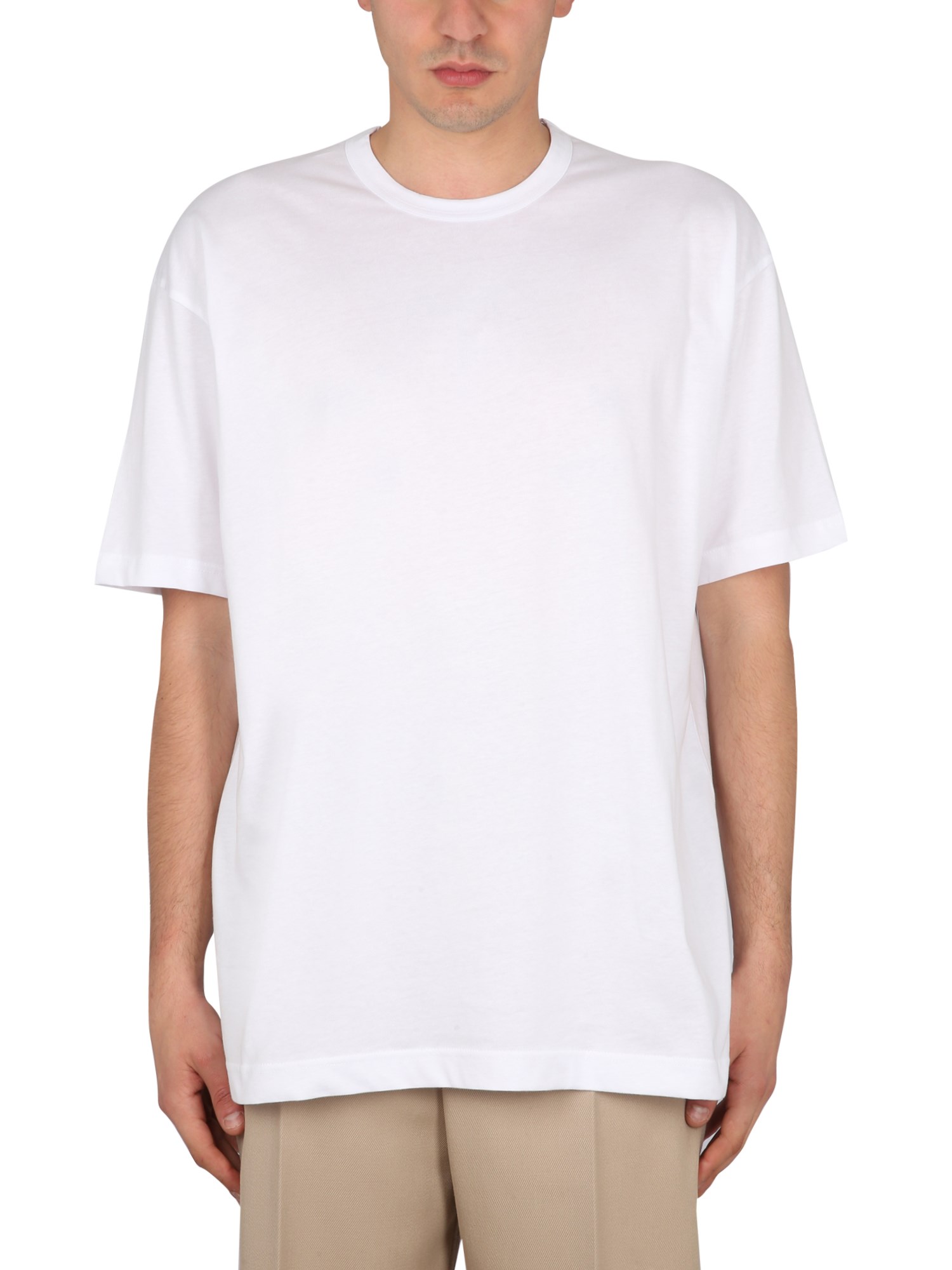 Shop Comme Des Garçons Shirt T-shirt With Logo In White