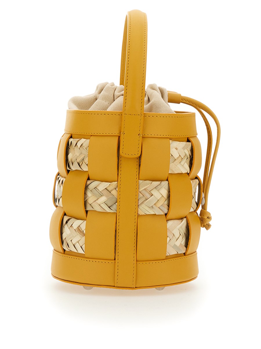 HEREU - MOLINA LEATHER BUCKET BAG - Eleonora Bonucci