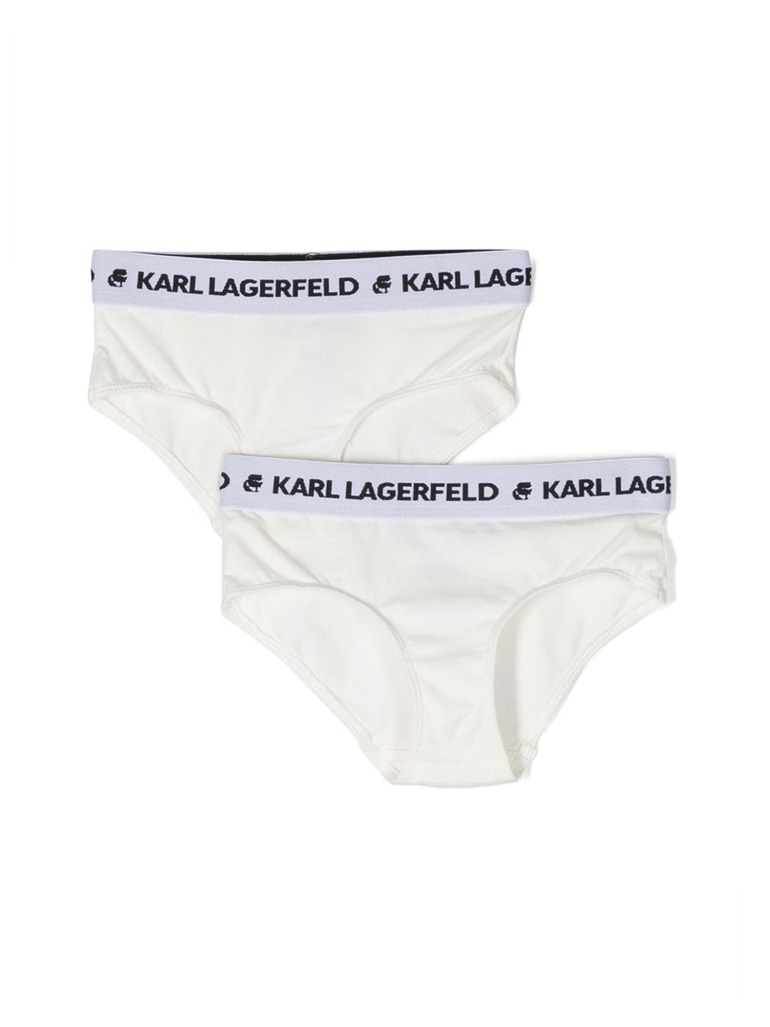 karl lagerfeld set of 2 logoed elastic briefs