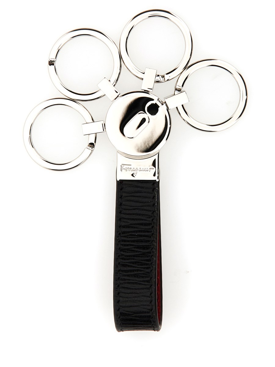 Salvatore Ferragamo Leather Key Holder