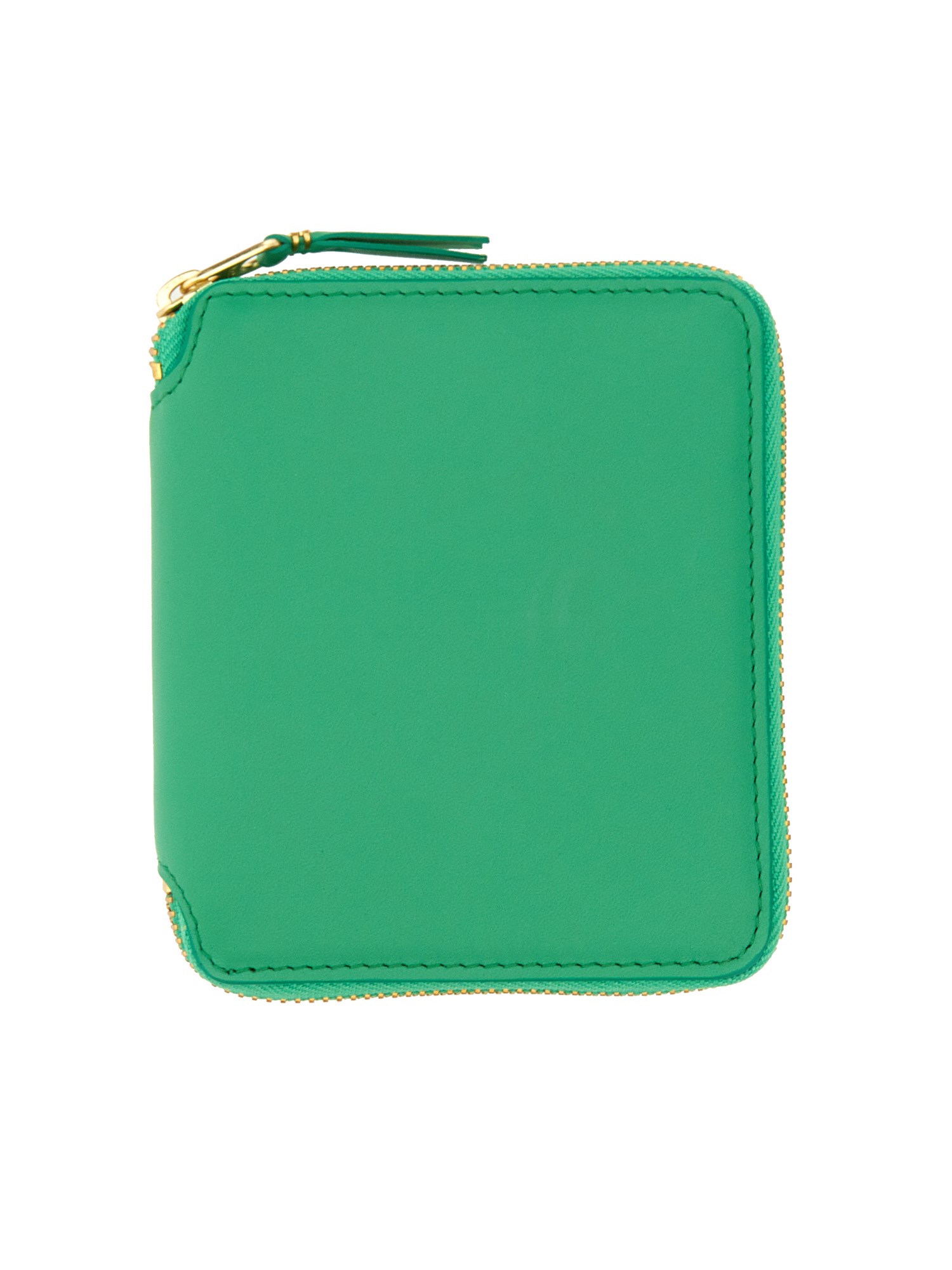 Comme Des Garçons Zipped Wallet Unisex In Green