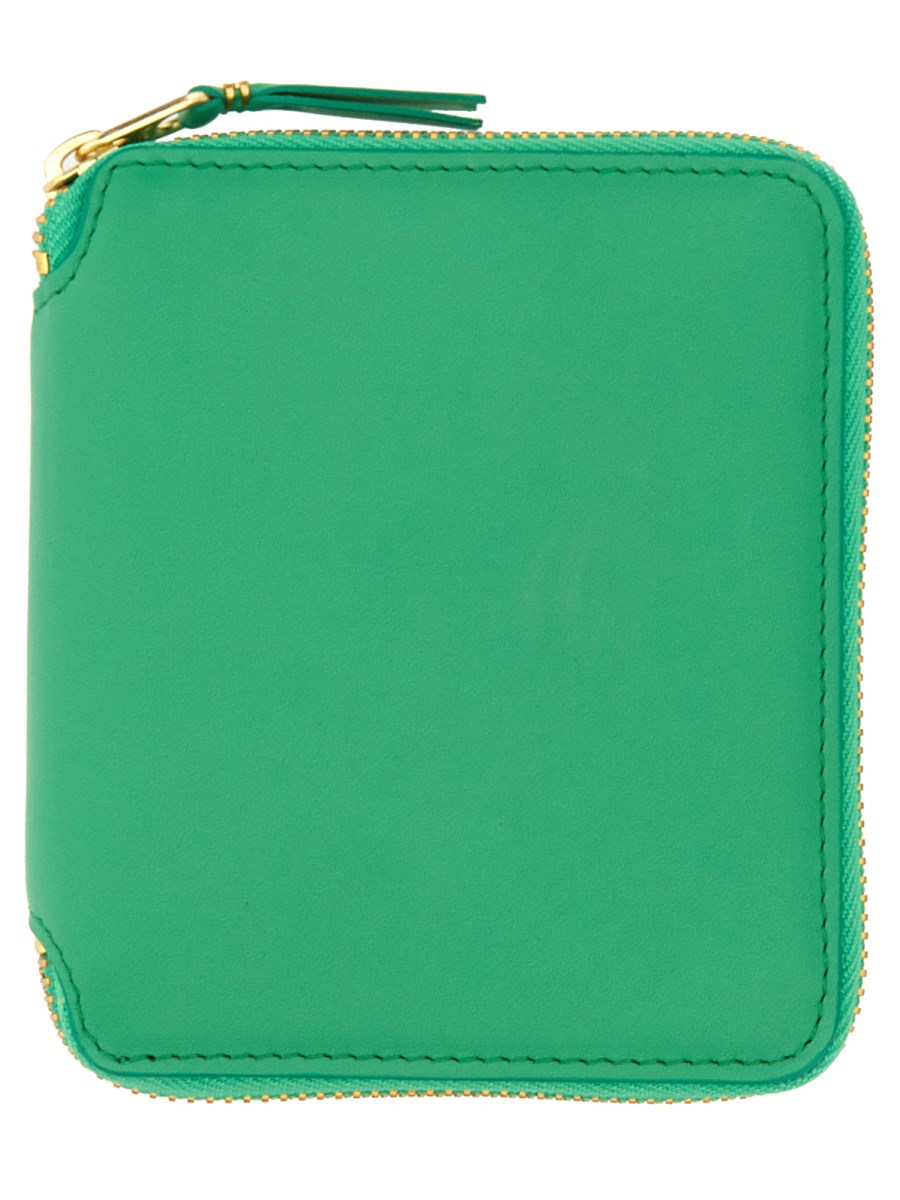 COMME DES GARCONS WALLET PORTAFOGLIO ZIP AROUND IN PELLE