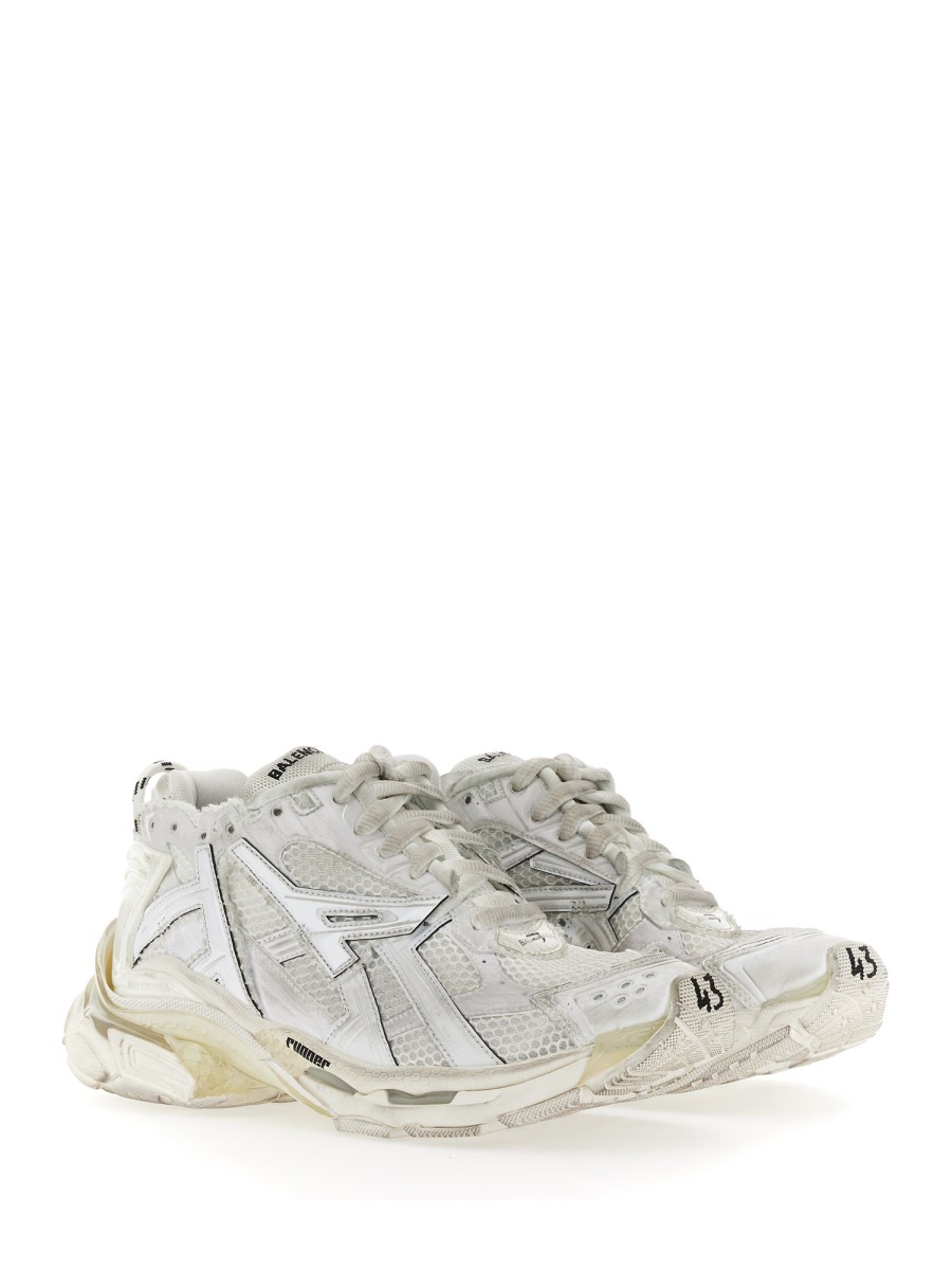 BALENCIAGA Track High Nylon, Mesh and Rubber High-Top Sneakers for