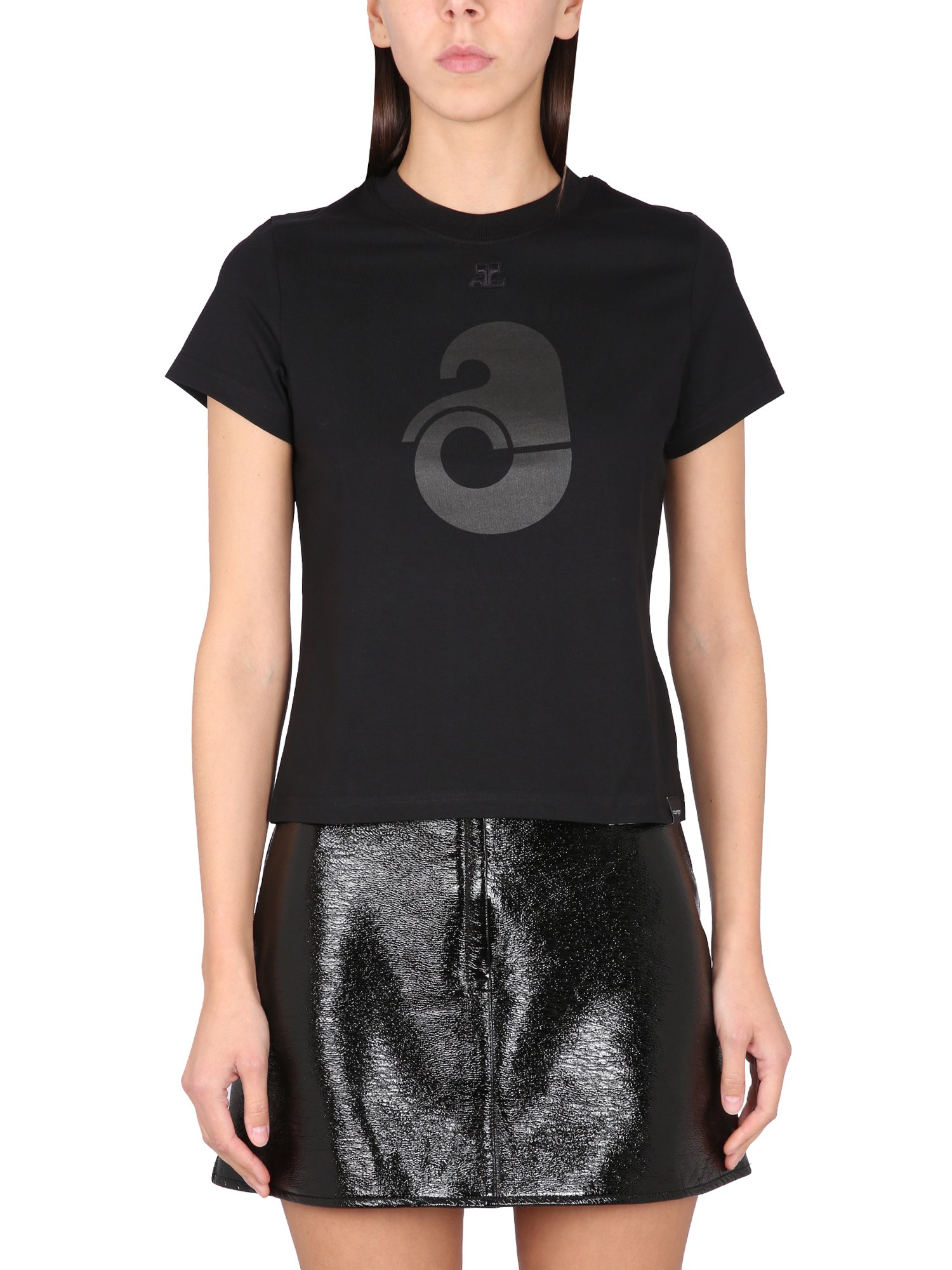 COURRÈGES CREWNECK T-SHIRT