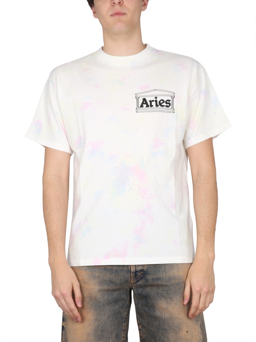 ARIES T-SHIRT IN COTONE CON LOGO