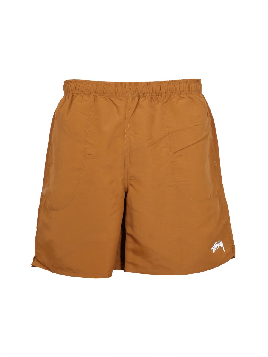 STUSSY COSTUME BOXER IN NYLON CON RICAMO LOGO