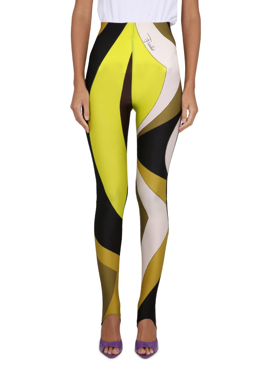 PUCCI - LYCRA LEGGINGS WITH PRINT - Eleonora Bonucci