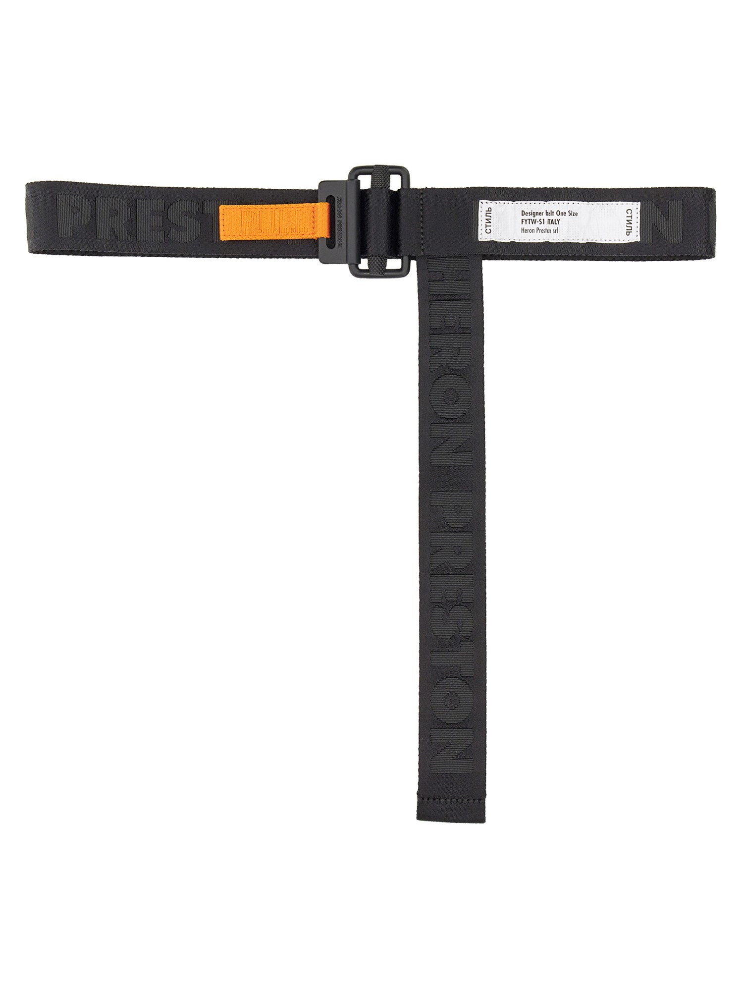 Heron Preston Ribbon Belt In Black