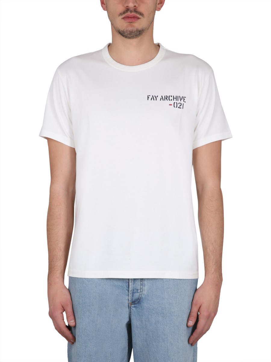 FAY T-SHIRT CON LOGO