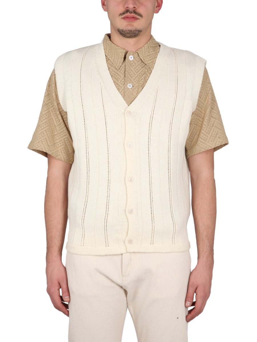 SUNFLOWER ALEX COTTON KNIT VEST