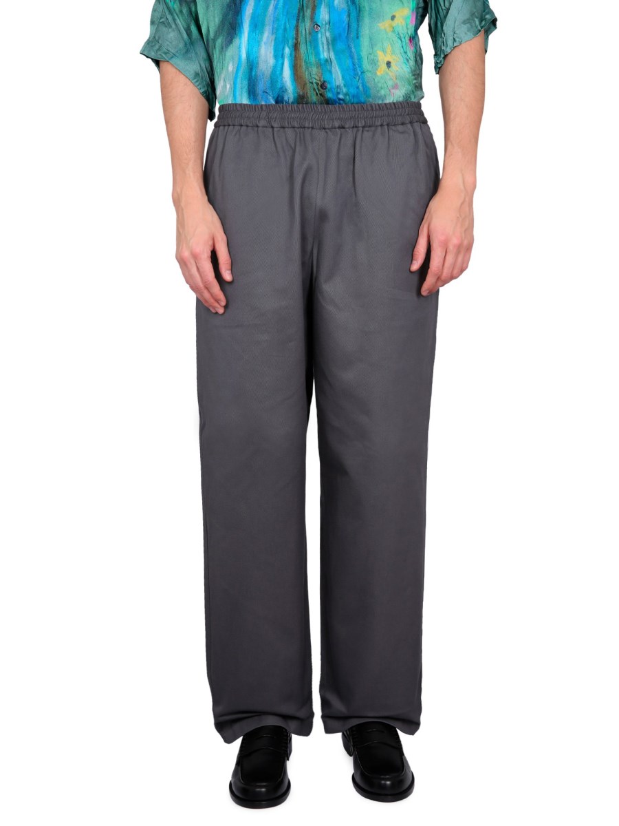 ACNE STUDIOS PANTALONE IN TWILL DI COTONE