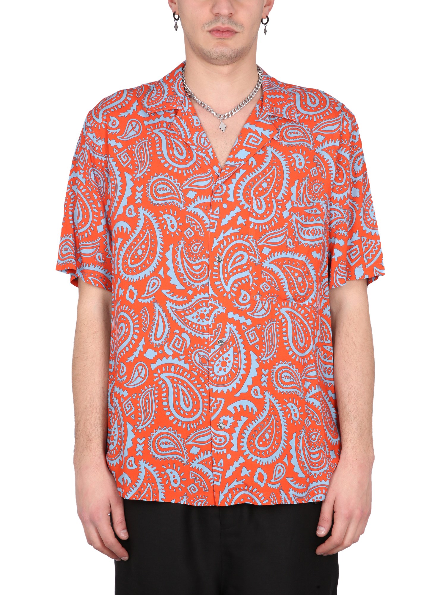 marcelo burlon county of milan paisley hawaii shirt