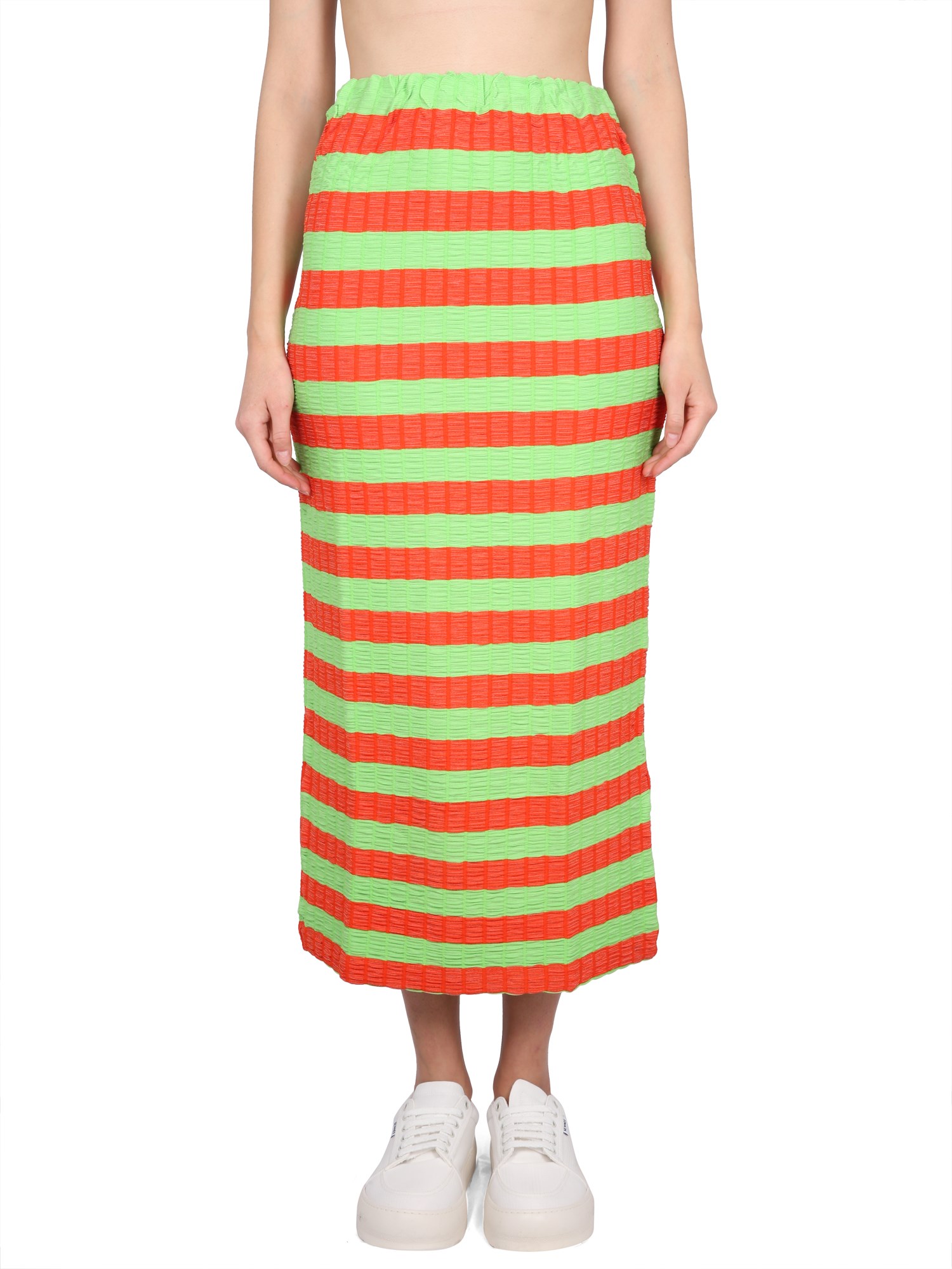 sunnei striped skirt