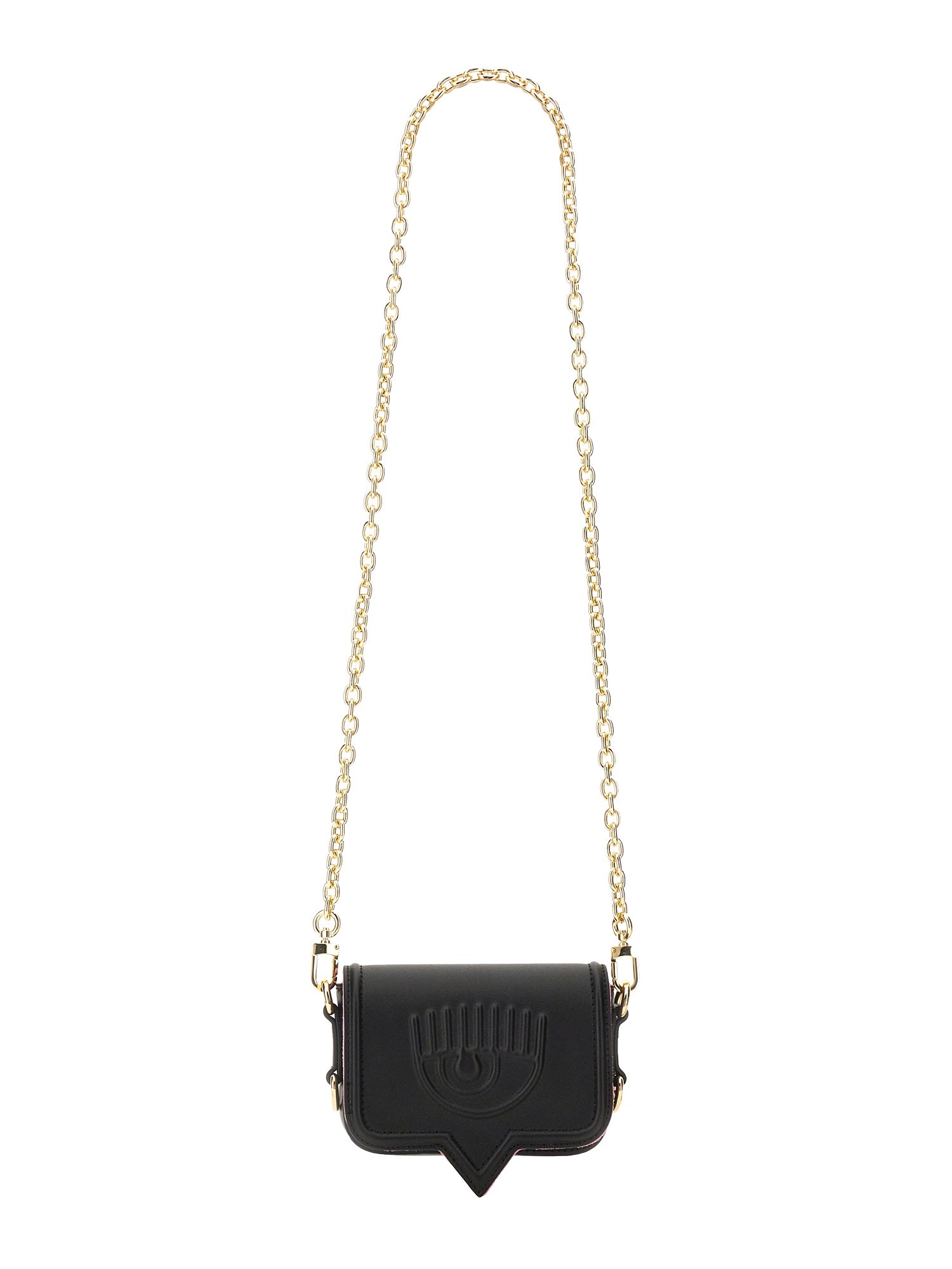 Chiara Ferragni Eye Like Mini Bag In Black