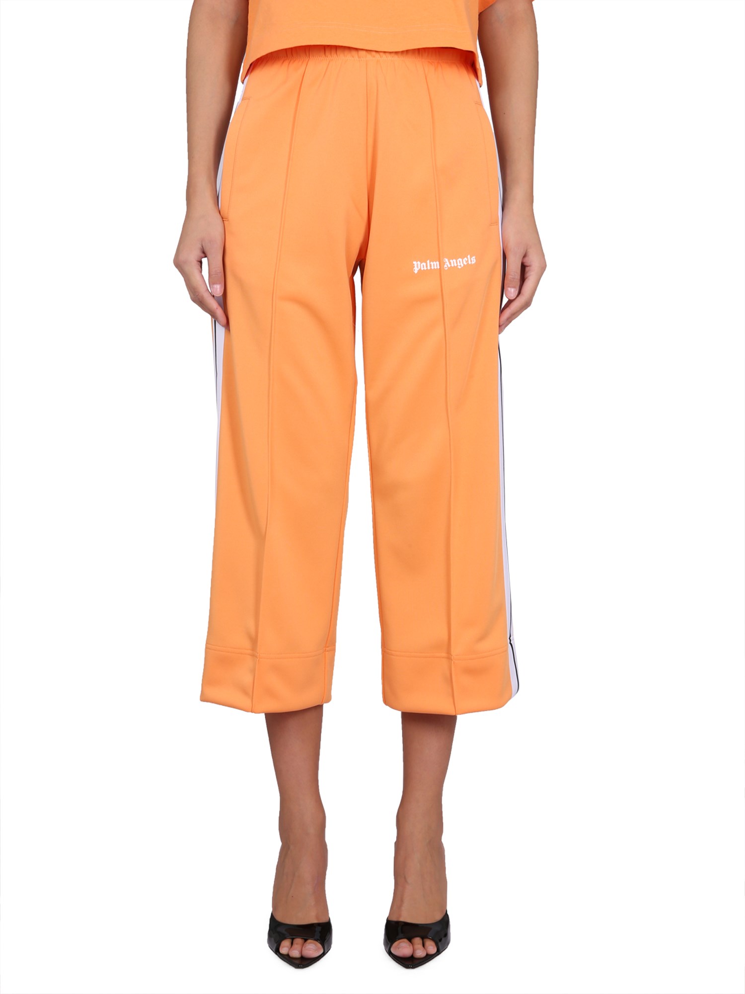 palm angels cropped fit pants