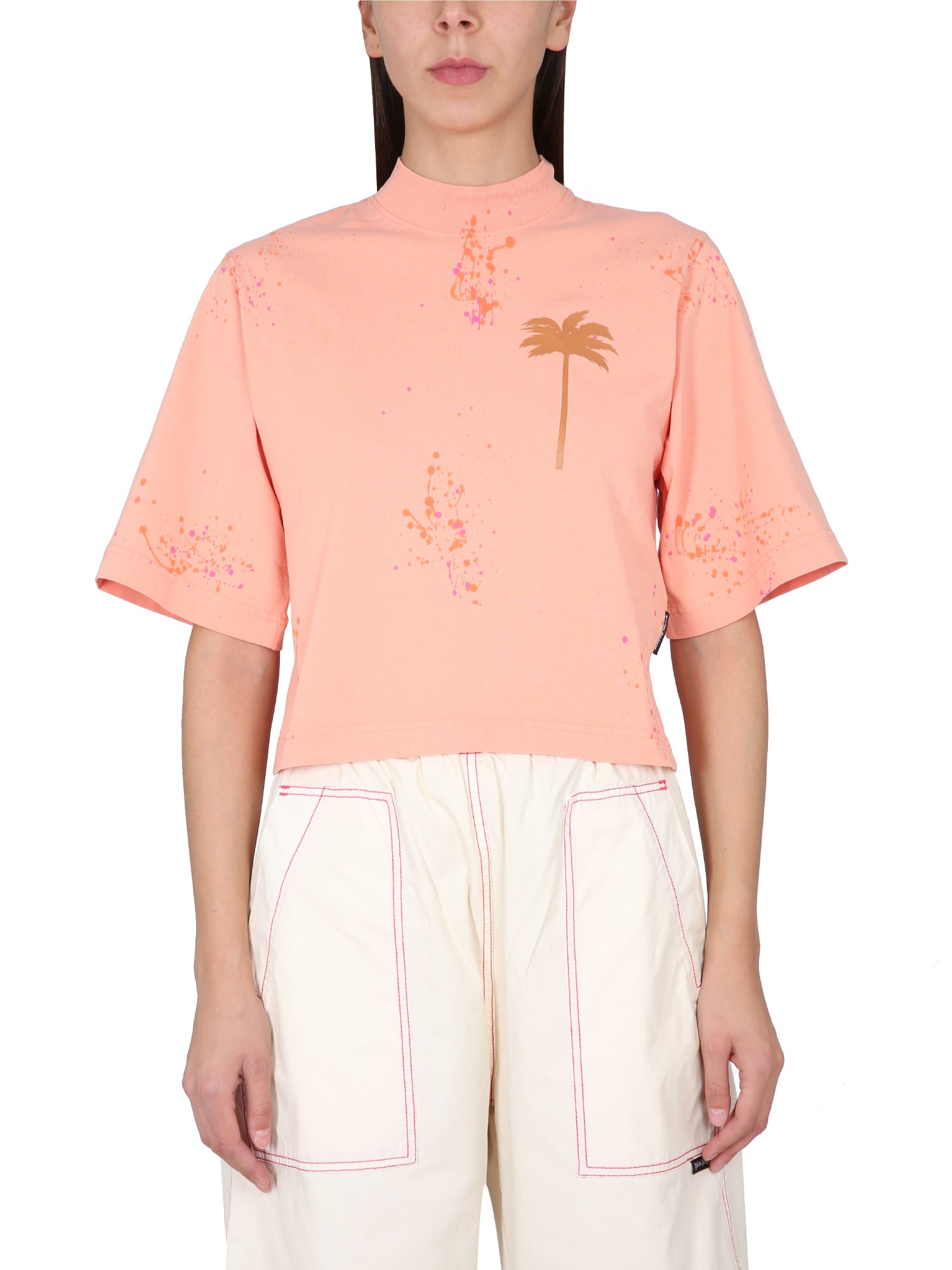 palm angels cropped t-shirt pxp