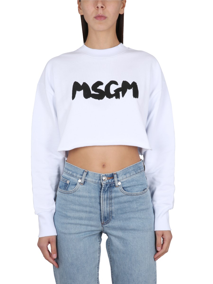 Felpa on sale donna msgm